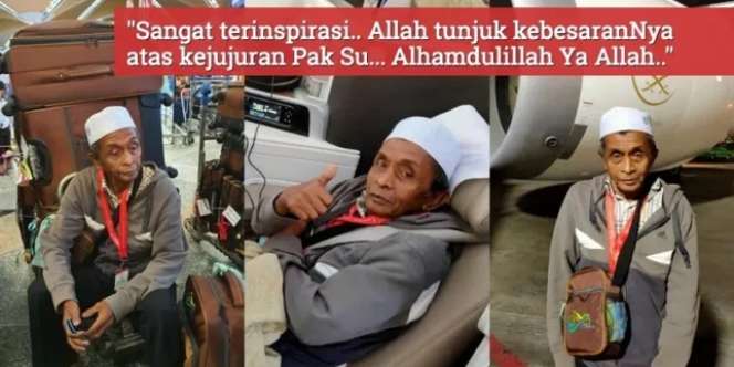 Rejeki Tak Terduga, Tukang Kelapa Umroh Gratis di Kelas Bisnis