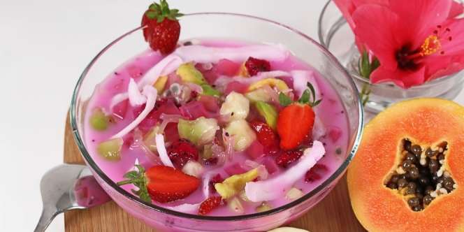 Cara Membuat Es Buah Susu Segar yang Sederhana