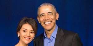 Keasyikan Obrol Makanan, Farah Quinn Kena Tegur Paspampres Barack Obama