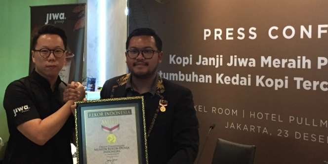 Sabet Rekor MURI, Janji Jiwa Punya 700 Outlet Kopi dalam Setahun