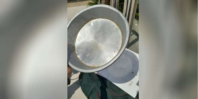 Teknik Melihat Gerhana Matahari Pakai Saringan Santan
