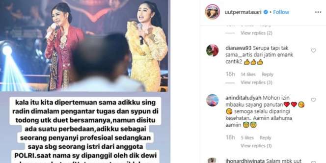 Uut Tolak Dipanggil Nama Panggung, Dewi Perssik Minta Maaf