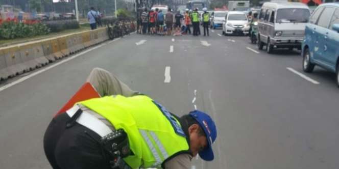 PNS Polres Jaksel Penabrak 7 Sepeda Dinonaktifkan