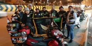 8 Bulan Touring Naik NMAX, Ayah dan Anak dari Jambi Tiba di Mekah