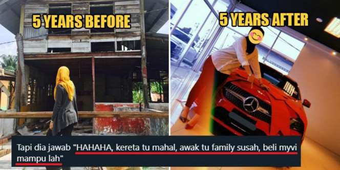 Dulu Diejek Miskin oleh Mantan Kekasih, Gadis Itu Kini Pamer Rumah Mewah & Mercy
