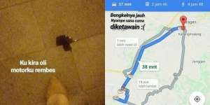 Dikira Oli Motor Bocor, Saat Dibawa ke Bengkel Wanita Ini Malah Ditertawakan