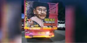 Wajah dan Jargon Digambar di Bak Truk, Hotman Paris: 'Segitu Nge-fans Ya?