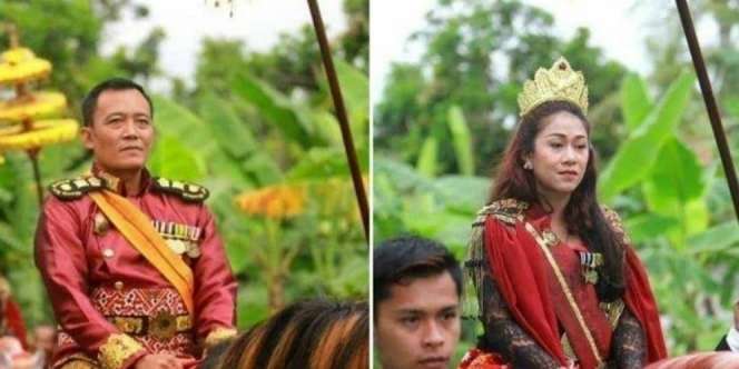 Perbedaan Ekspresi Raja dan Ratu Keraton Sejagat Sebelum dan Sesudah Ditangkap