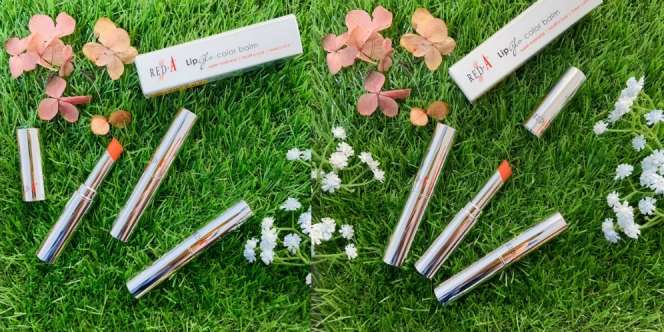 Red-A Lip Glo Color Balm: Efek Bibir Plumping Natural Tanpa Filler