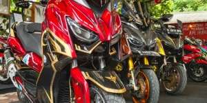 Tersihir Yamaha XMax Gundam
