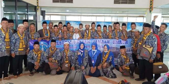 Alhamdulillah, 350 Marbot dan Guru Agama Berangkat Umroh Gratis