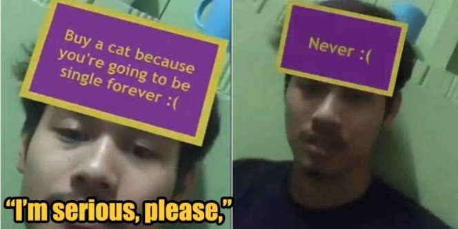 Berkali-kali Coba Filter Instagram, Hasilnya Tetap Jomblo Selamanya