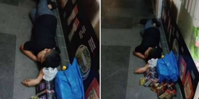 Dikira Pengemis, Fakta Bocah yang Tidur di Depan Toko Ini Mengejutkan