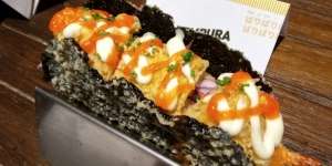 Icip Keunikan Rasa Sushi Berbalut Kulit Taco   