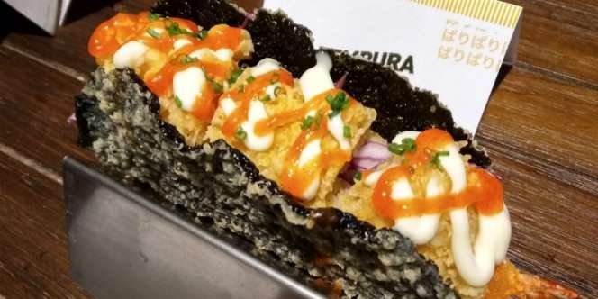 Icip Keunikan Rasa Sushi Berbalut Kulit Taco   