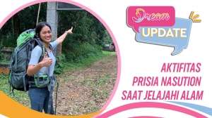 Potret Aktifitas Prisia Nasution Jelajahi Alam