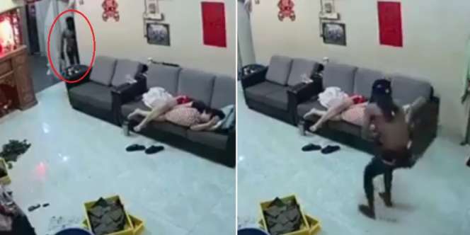 Terekam CCTV, Aksi Senyap Pencuri 'Berminyak' Ramaikan Jagat Maya