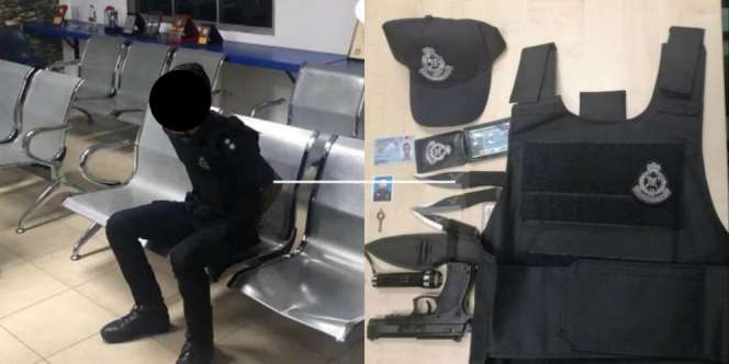 Nyamar Jadi Polisi Sambil Patroli, Remaja Ini Malah Bertemu Polisi Sungguhan
