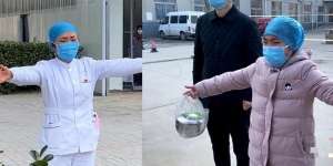 Ibu Harus Rawat Pasien Virus Corona, Anak Hanya Bisa Beri Pelukan dari Jauh