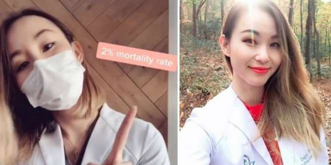 Viral Dokter Cantik Jelaskan Virus Corona Lewat Tiktok