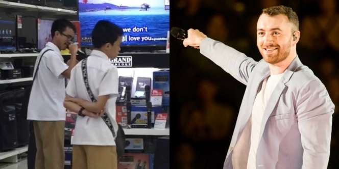 Pelajar Nyanyi Lagu Sam Smith di Toko Elektronik, Suaranya Bikin Kagum!