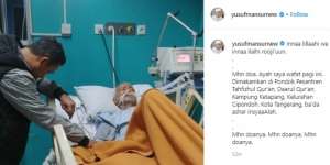 Innalillahi, Ustaz Yusuf Mansur Berduka
