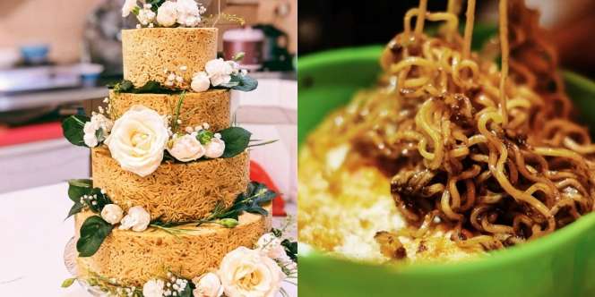 Kue Pernikahan Berbahan Mi Instan dari Jakarta Disorot Dunia