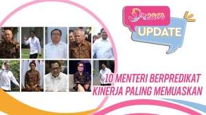 10 Menteri Berpredikat Kinerja Paling Memuaskan