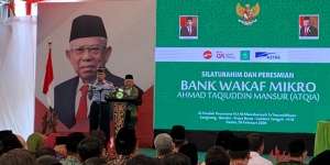 Wapres Resmikan Bank Wakaf Mikro Pertama di NTB