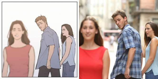 Ini Kisah di Balik Foto Viral Cowok Ngelirik Cewek Lain