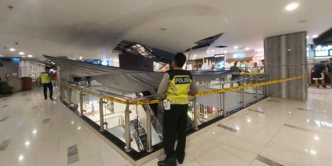 Video Atap Malioboro Mall Bocor, BPBD: Paralon Air Hujan Lepas