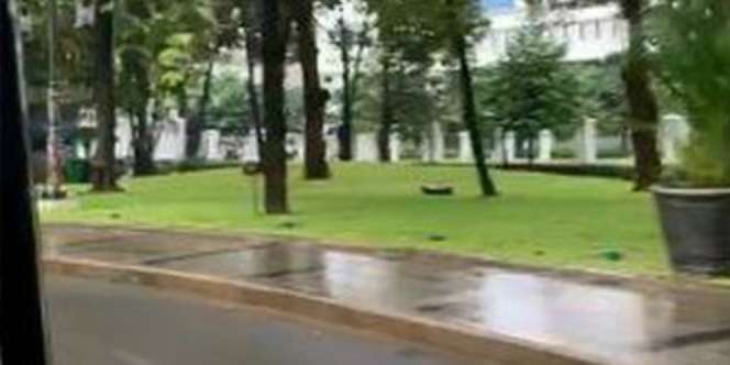 Foto-Foto Istana Presiden Setelah Terendam Banjir Jakarta