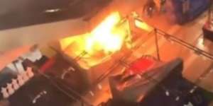Dua Kios di Thamrin City Tanah Abang Terbakar