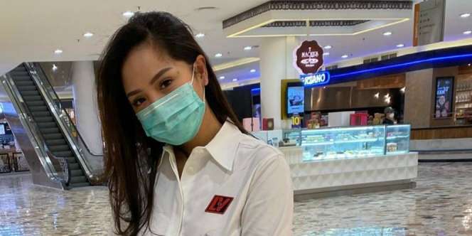 Cegah Virus Corona, Outfit Nagita Slavina Jadi Sorotan