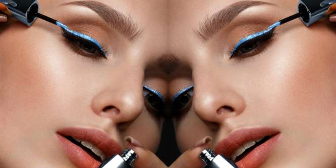4 Langkah Membuat Graphic Glitter Eyeliner