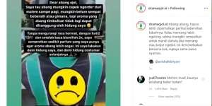 Viral, Tak Tahan Aroma Driver Ojol, Penumpang Diam-diam...