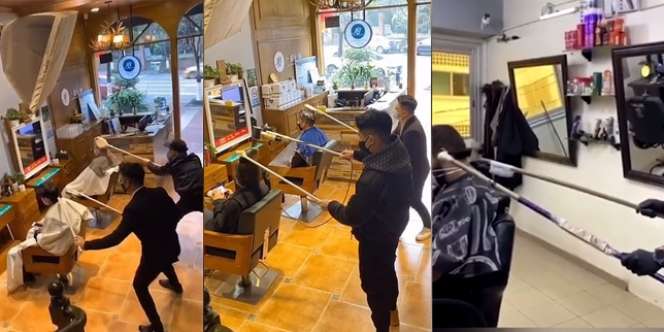 Viral, Cara Tukang Cukur China Hindari Wabah Corona