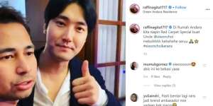 Bikin Iri, Siwon Datangi Rumah Raffi Ahmad
