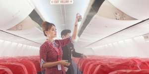 Foto Penampakan Kabin dan Kokpit Lion Air Jalani Sterilisasi Pesawat