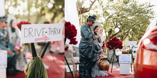 Pesta Pernikahan pun Digelar Drive-Thru