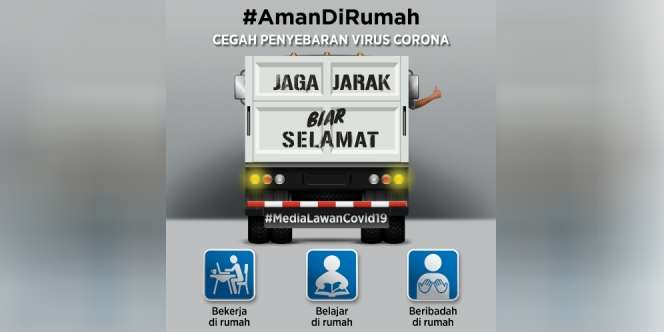 50 Media Nasional Serukan #MediaLawanCovid19 #AmanDiRumah