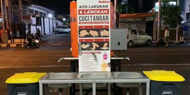 Baru 2 Hari Dipasang, Tempat Sabun Untuk Cegah Corona di Jember Raib