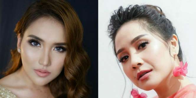 Adu Gaya Nagita dan Ayu Ting Ting Berjemur di Rumah