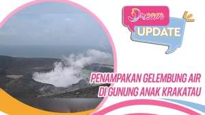 Detik-detik Kemunculan Gelembung Besar di Selat Sunda