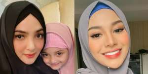 Pesona 3 Bidadari Keluarga Hermansyah Bergamis Syar'i