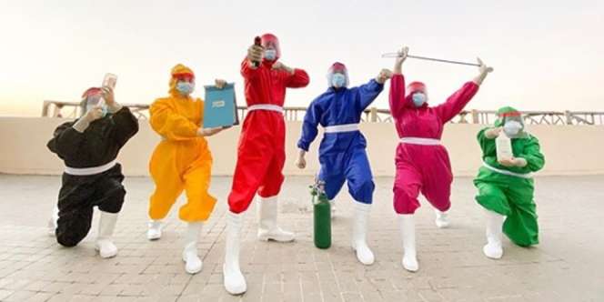 Wow! Ada APD Power Ranger dan Teletubbies