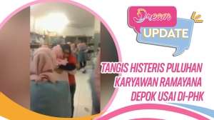 Video Tangis Histeris Karyawan Ramayana Depok Usai Di-PHK