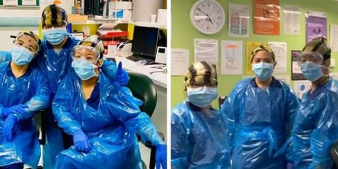 Miris! Tak Ada Hazmat Pakai Plastik Sampah, 3 Perawat Tertular Corona