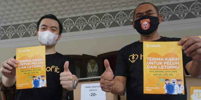 Platform Kesehatan Hellofit Sumbang Rp500 Juta untuk Penanganan Covid-19