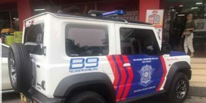 Mobil Dinas Polres Pakai Jimny Anyar, Warganet `Ngiler`